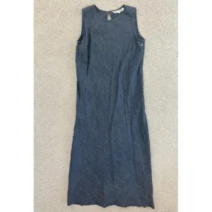Sara Campbell Linen Maxi Dress Womens 10 Lagenlook Minimalist Coastal