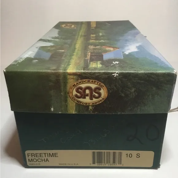 SAS Men's Tan Leather Shoes Size 10 NIB