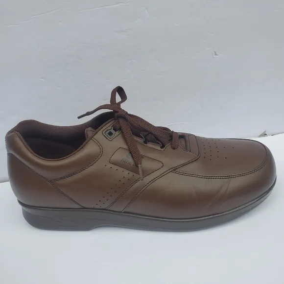 SAS Time Out Tripad Comfort Men's Leather Shoes Antique Walnut Brown Sz 13 M