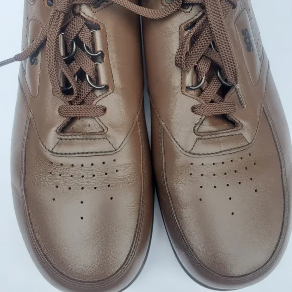 SAS Time Out Tripad Comfort Men's Leather Shoes Antique Walnut Brown Sz 13 M