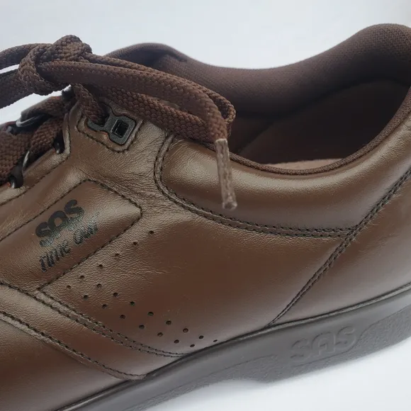 SAS Time Out Tripad Comfort Men's Leather Shoes Antique Walnut Brown Sz 13 M