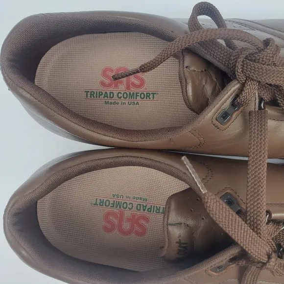 SAS Time Out Tripad Comfort Men's Leather Shoes Antique Walnut Brown Sz 13 M