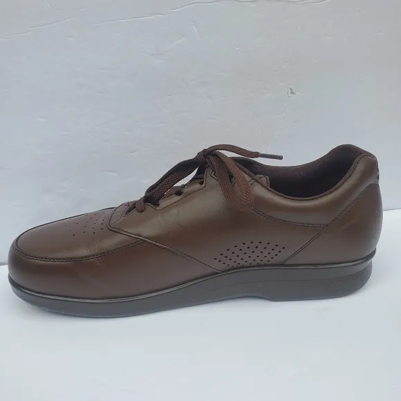 SAS Time Out Tripad Comfort Men's Leather Shoes Antique Walnut Brown Sz 13 M