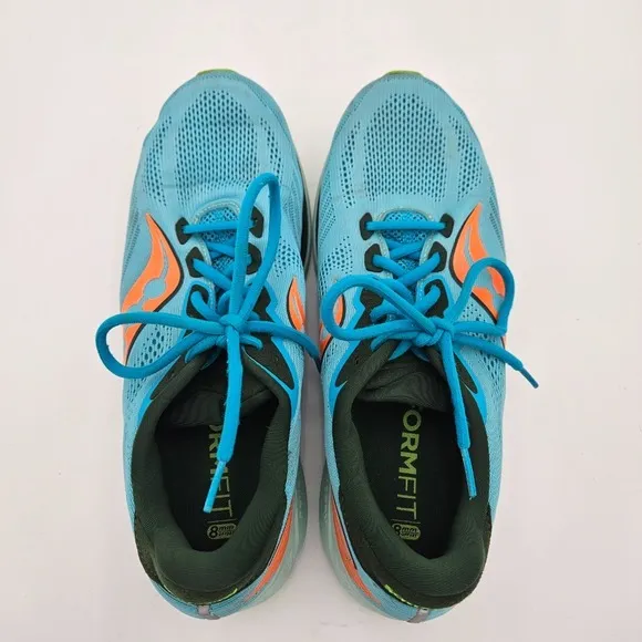 Saucony Ride 14 Running Shoes 10.5 Future Blue Cushioned Breathable  S20650-26