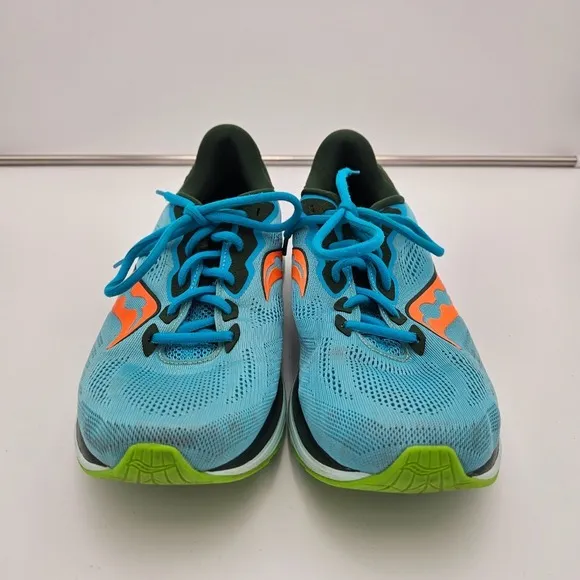 Saucony Ride 14 Running Shoes 10.5 Future Blue Cushioned Breathable  S20650-26