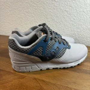Saucony Running Shoes Low Top Sneakers Athletic Casual Comfort Gray Blue size 10