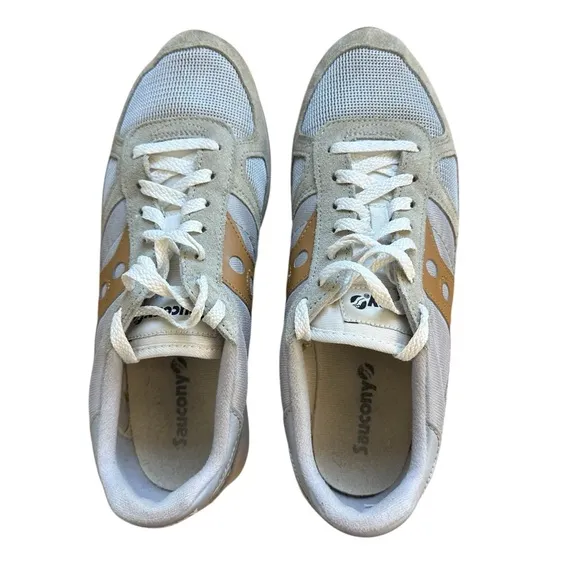 Saucony Shadow Men's Gray and Tan Sneakers