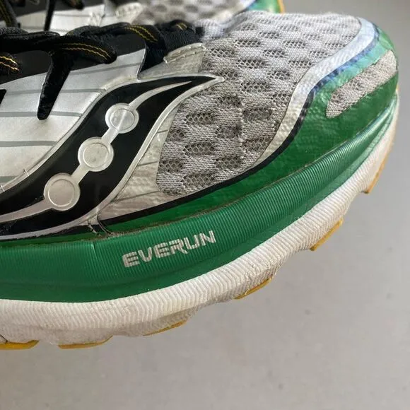 Saucony Special Edition Boston Triumph ISO 2 Green Running Shoes, Size 10.5