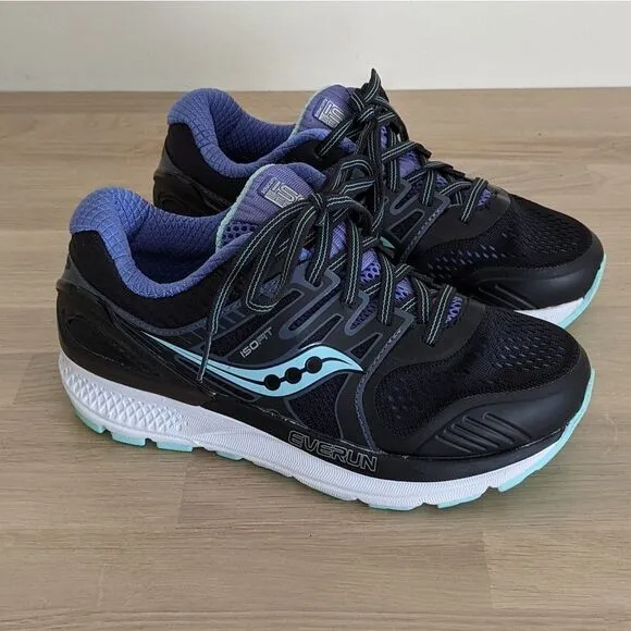 Saucony Redeemer ISO 2 Black Cushioned Running Shoes Women's 5 New