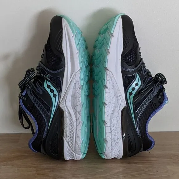 Saucony Redeemer ISO 2 Black Cushioned Running Shoes Women's 5 New