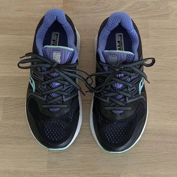 Saucony Redeemer ISO 2 Black Cushioned Running Shoes Women's 5 New