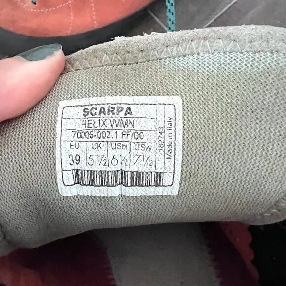 Scarpa Helix Climbing Shoes Women's 7.5