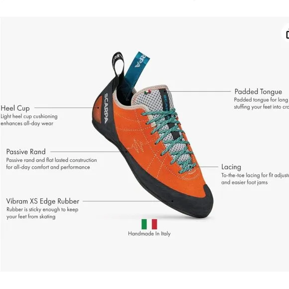 Scarpa Helix Climbing Shoes Women's 7.5