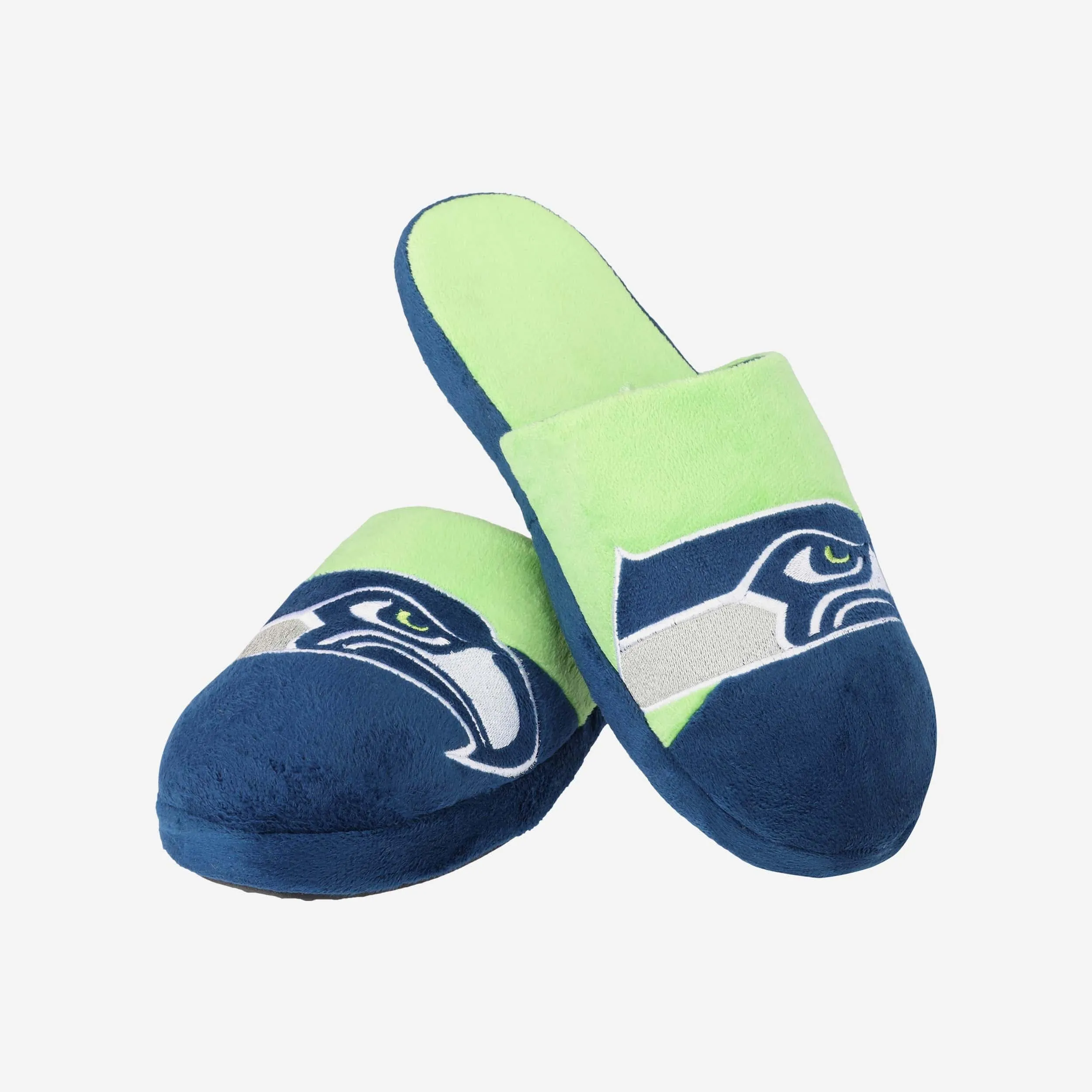 Seattle Seahawks Colorblock Slide Slippers