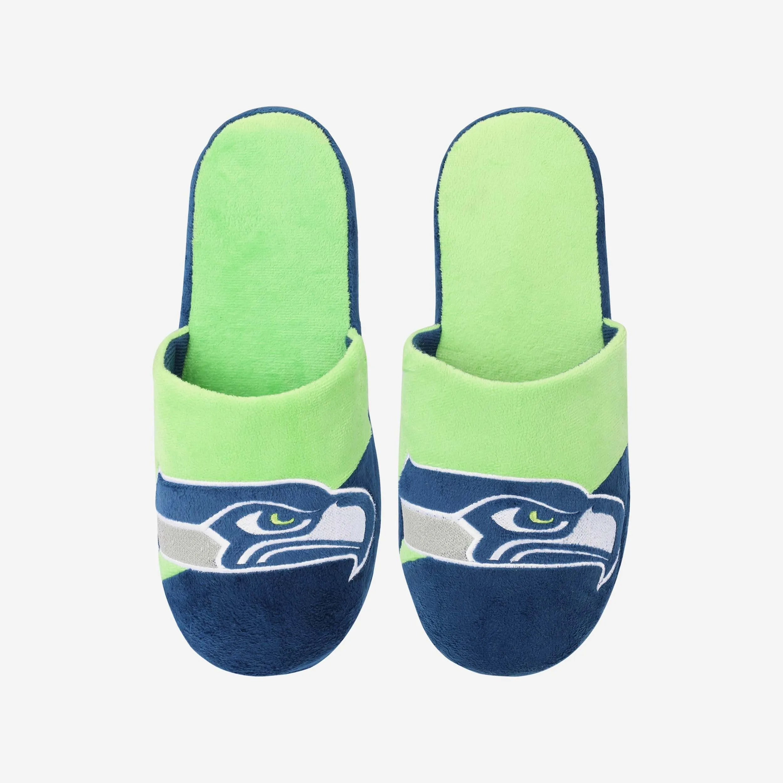 Seattle Seahawks Colorblock Slide Slippers