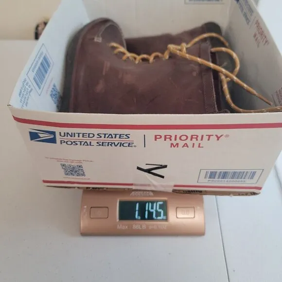 SeaVees Womens 7 Eye Trail Boots Size 8 Walnut Leather Lace Up Steampunk Hiking