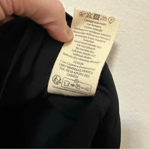 Sessún Thea Little Black Dress Size Small LBD Parisian Minimalist Classic