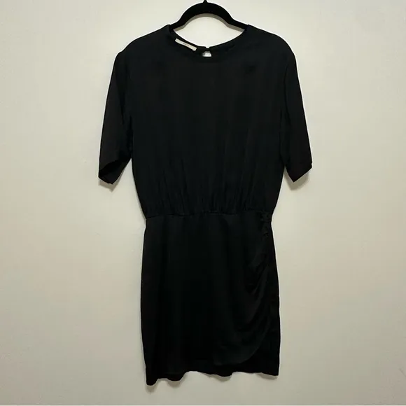 Sessún Thea Little Black Dress Size Small LBD Parisian Minimalist Classic