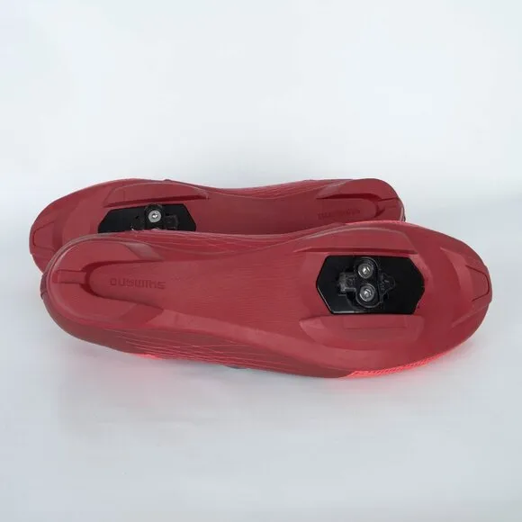 Shimano Womens IC500 Indoor Cycling Shoes Size 44 Red Workout Spin Bike