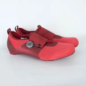 Shimano Womens IC500 Indoor Cycling Shoes Size 44 Red Workout Spin Bike