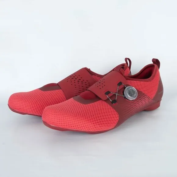 Shimano Womens IC500 Indoor Cycling Shoes Size 44 Red Workout Spin Bike