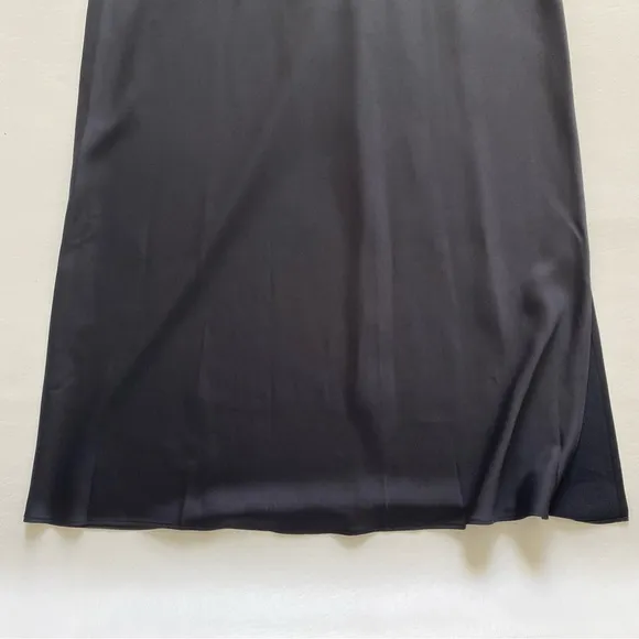 Simkhai Women’s 6 Black Midi Slip Dress Designer Party Minimalist