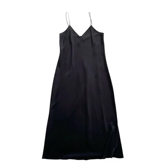 Simkhai Women’s 6 Black Midi Slip Dress Designer Party Minimalist