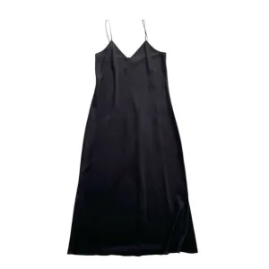 Simkhai Women’s 6 Black Midi Slip Dress Designer Party Minimalist