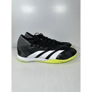 Size 10 adidas Men Predator Accuracy Injection.3 Indoor Soccer Shoe Black IG6271
