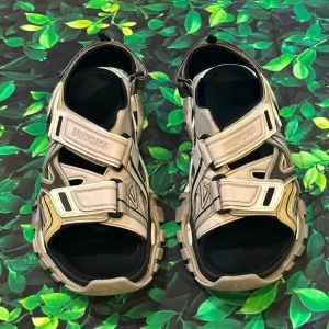 Size 10 Balenciaga Track Sandal Grey