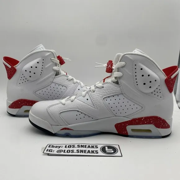 Size 10 - Jordan 6 White and University Red 2022 (CT8529-162)