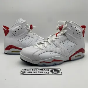 Size 10 - Jordan 6 White and University Red 2022 (CT8529-162)