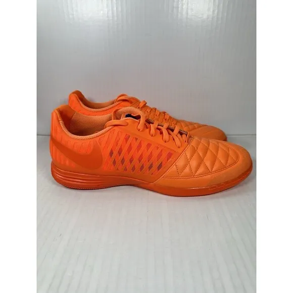 Size 11 Mens Nike Lunar Gato 2 Mandarin Orange Soccer Indoor Shoes 580456-800