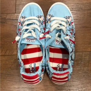 Skechers Bobs Dr.Seuss cat in the hat shoes size 8