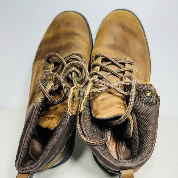 Skechers Boots Mens 10,5Relaxed Fit Segment Garnet Ankle Chukka Boot 65573 Brown