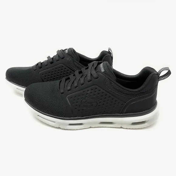 Skechers Glide-Lite Men's Classic Shoes Fit With Memory Foam (Black, Medium 8)