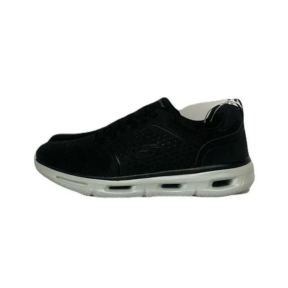 Skechers Glide-Lite Men's Classic Shoes Fit With Memory Foam (Black, Medium 8)