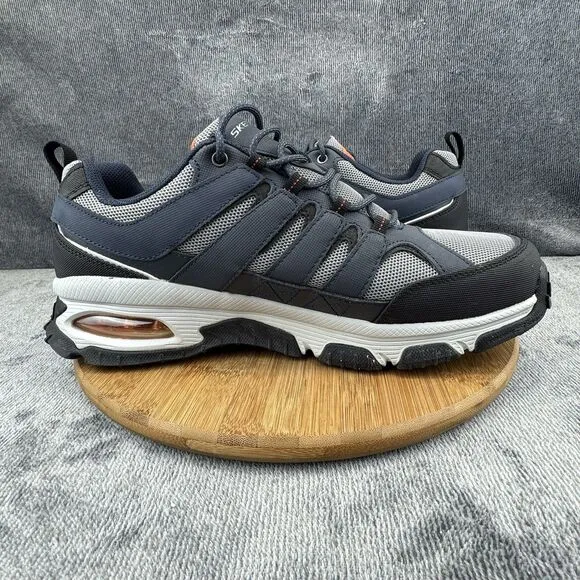 Skechers Mens Outdoor Skech Air Size 13 Shoes Blue Gray Water Repellant Sneakers