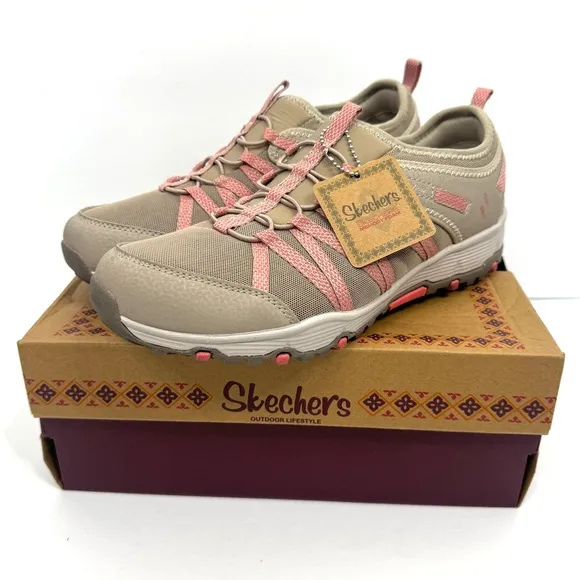 SKECHERS Seager Hiker Shoes Sneakers NEW Size 10 Taupe Water Repellent