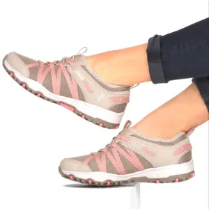 SKECHERS Seager Hiker Shoes Sneakers NEW Size 10 Taupe Water Repellent
