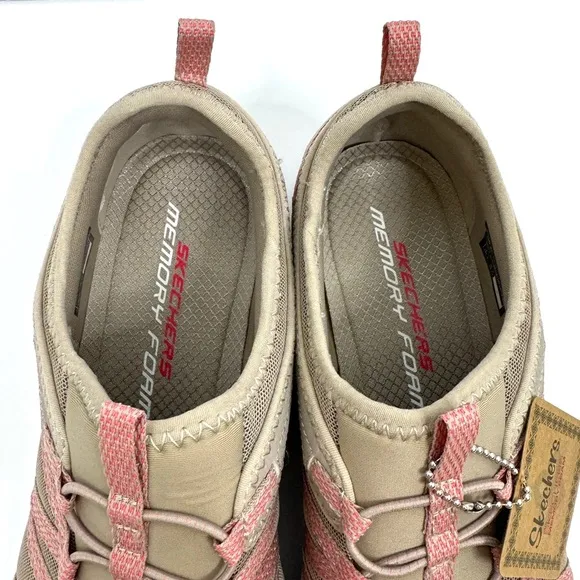 SKECHERS Seager Hiker Shoes Sneakers NEW Size 10 Taupe Water Repellent