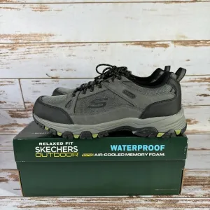 SKECHERS Selmen Cormack Men's 13 Charcoal Waterproof Lace Up Hiking Shoes 204427