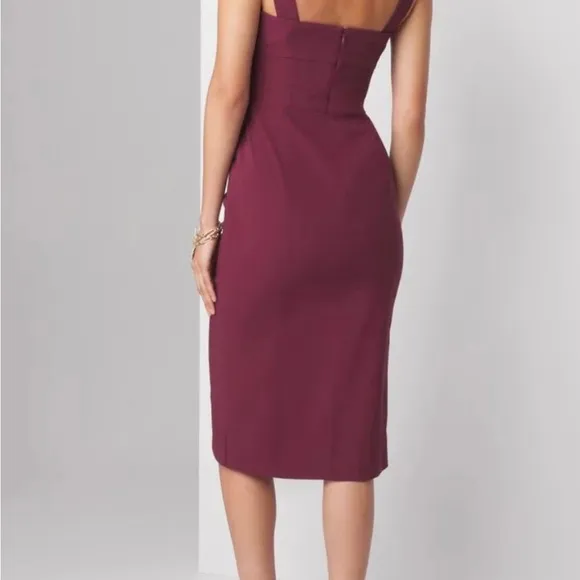 Sleeveless Button Front Sheath Dress WHBM