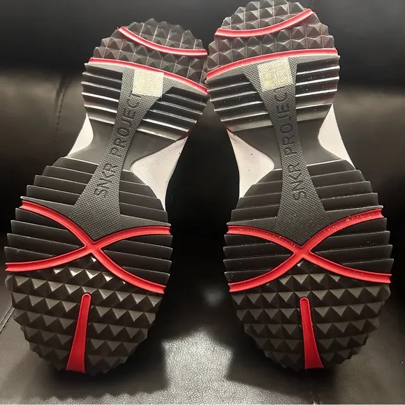SNKR PROJECT  CANAL SNEAKER // BLACK   GRAY CAMO   RED
