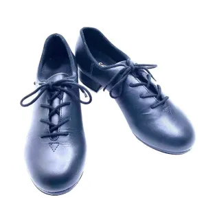 So Danca Zuri Black Oxford Tap Shoes 5 Extra Hard Box Dance Leather TA42