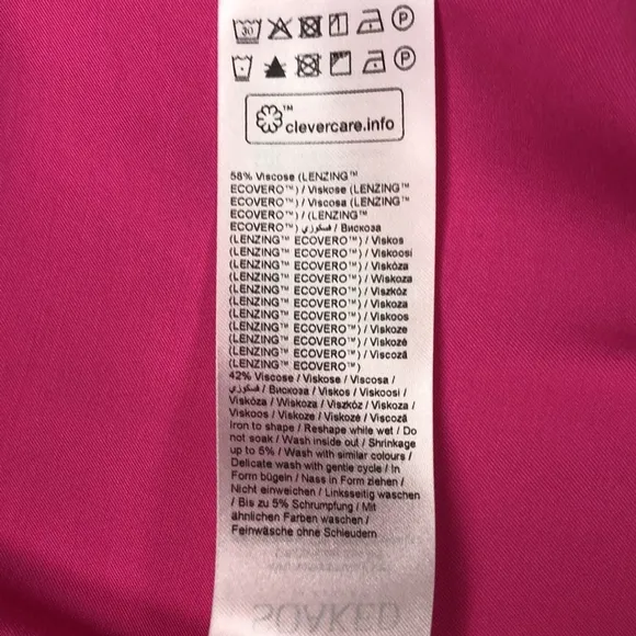 Soaked in Luxury NWT Fuchsia Fedora Wrap Dress size Small