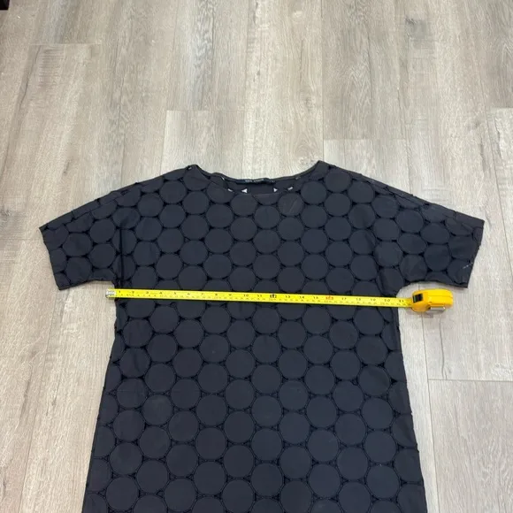SOFIE D'HOORE black 100% Cotton Shirt Dress Quiet Luxury Size 40