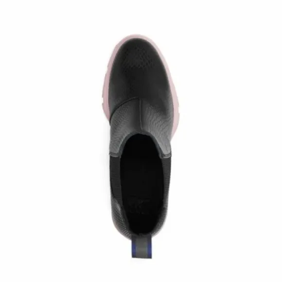 Sorel Brex Heel Chelsea Boots in Black/Vintage Pink