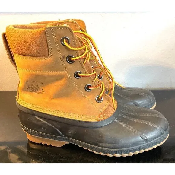 Sorel Cheyanne II Lace Waterproof Winter Snow Boots Youth SZ 7 Front Laces Lined