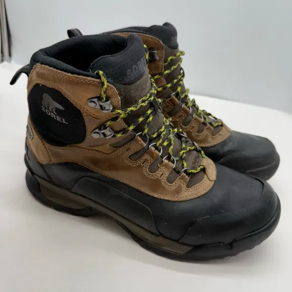 Sorel Conquest Boots Mens 10 OutDry Ankle Waterproof Shoes Hiking Winter Snow